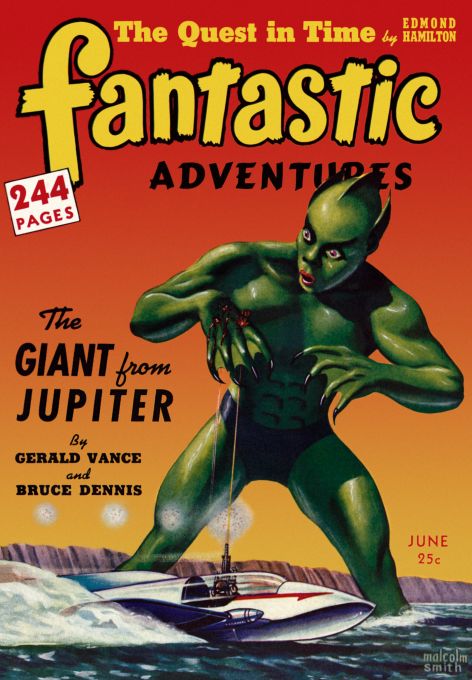 Giant Of Jupiter - Fantastic Adventures - 1942