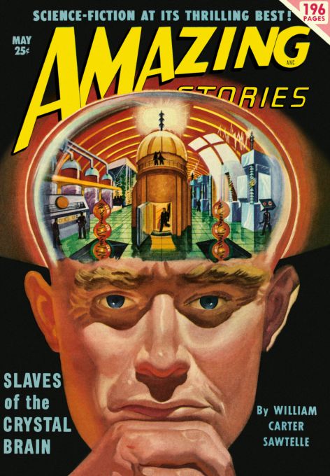 Slaves Of The Crystal Brain - Amazing Stories - 1950