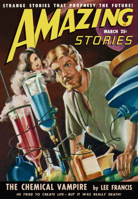 Chemical Vampire - Amazing Stories - 1949