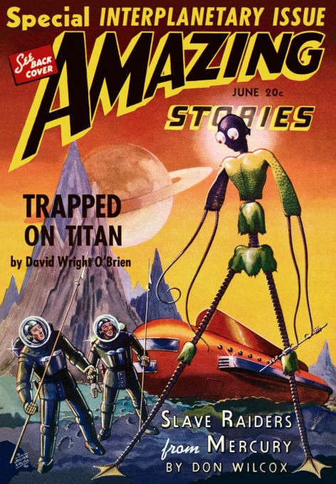 Trapped On Titan - Amazing Stories - 1940