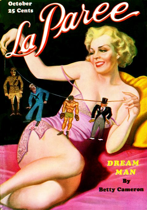 Pin Up - Girl in Pink Lingerie - Bergey - 1935
