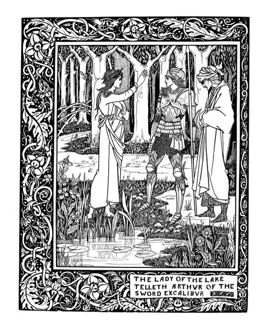 Lady Of The Lake - Morte d'Arthur - 1893