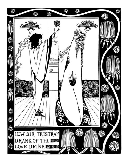 How Sir Tristam drank of the Love Drink - Morte d'Arthur - 1893