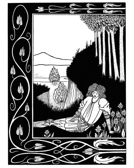 King Mark and Sir Dinadan (1 of 2) - Morte d'Arthur - 1893