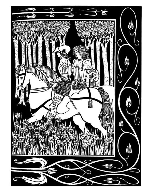 King Mark and Sir Dinadan (2 of 2) - Morte d'Arthur - 1893