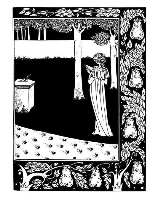 La Beale Isoud at Joyous Guard' (2 of 2) - Morte d'Arthur - 1893