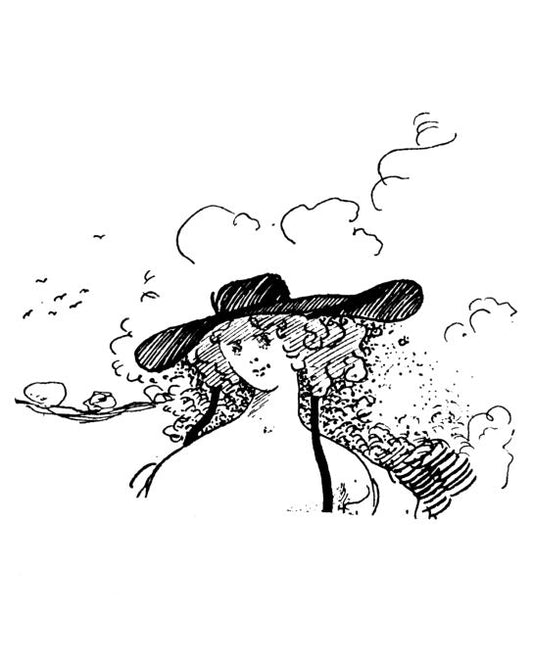 Girl's Head - The Uncollected Works of Aubrey Beardsley