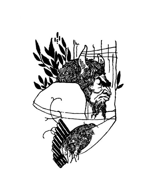 Head of Satan - Beardsley - 1894