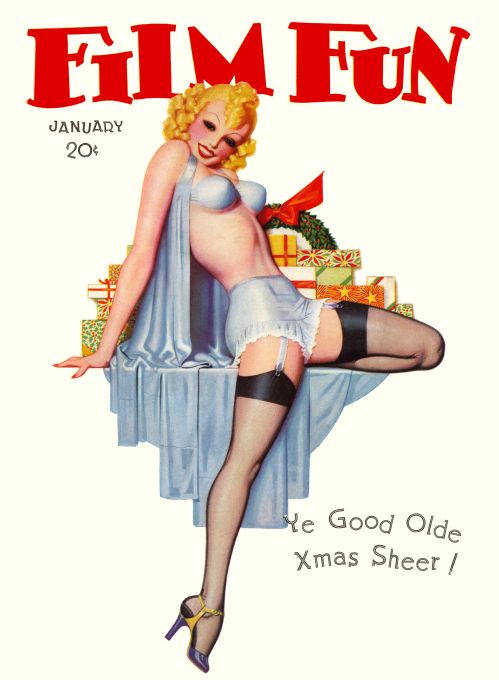 Pin Up - Christmas Girl - Bolles - 1937