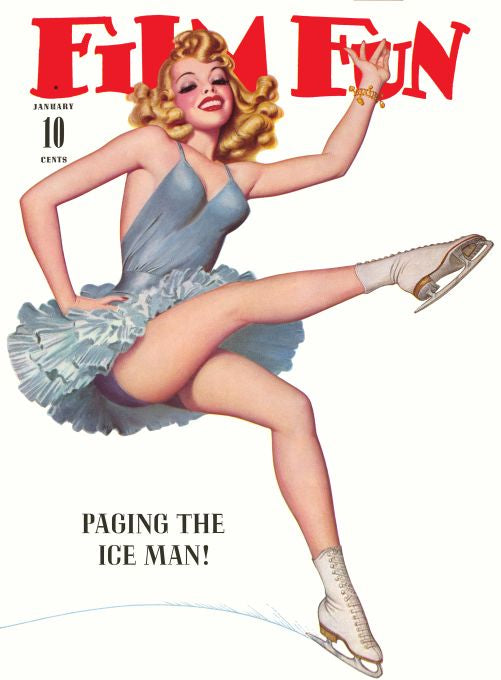 Pin Up - Figure Skating Girl - Bolles - 1942