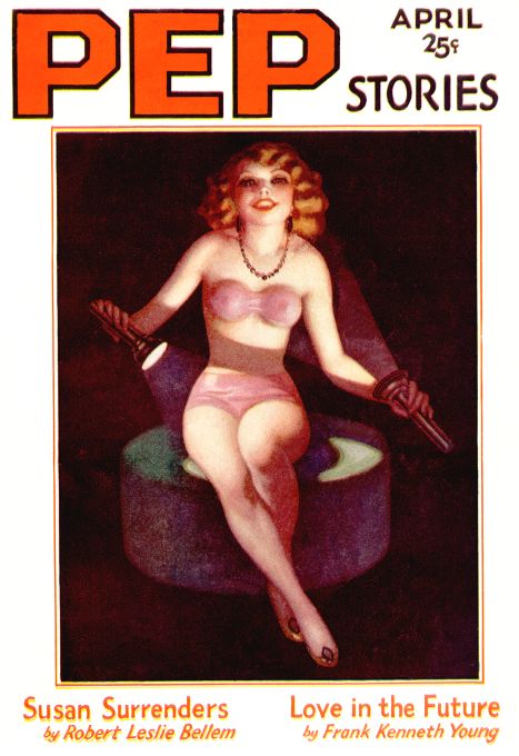 Pin Up - Girl with Flashlights - Bolles - 1932