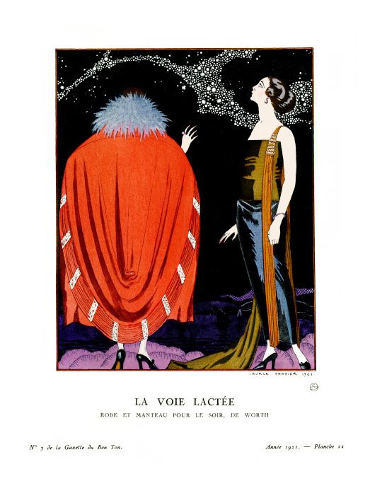 Bon Ton Print - 1921 La Voie Lactee - Barbier