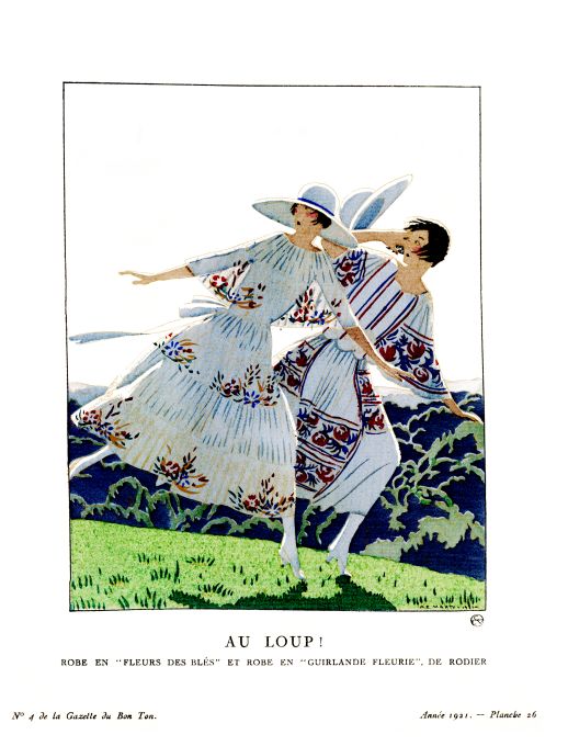 Bon Ton Print - 1921 Au Loup! - Marty