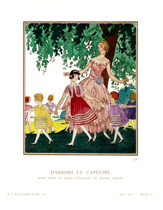 Bon Ton Print - 1921 Dansons La Capucine - Lanvin