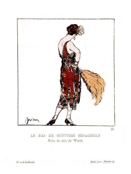 Bon Ton Print - 1920 Pas de Scottish Espagnole