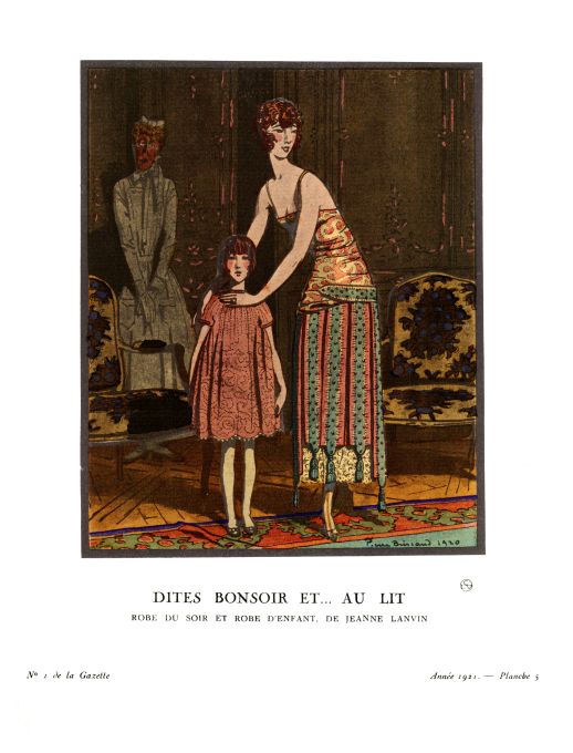 Bon Ton Print - 1921 Dites Bonsoir Et, Au Lit