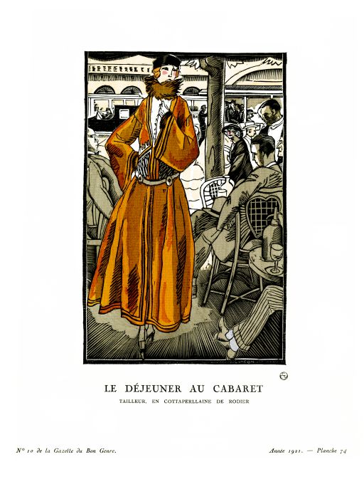 Bon Ton Print - 1921 Le Dejeuner Au Cabaret