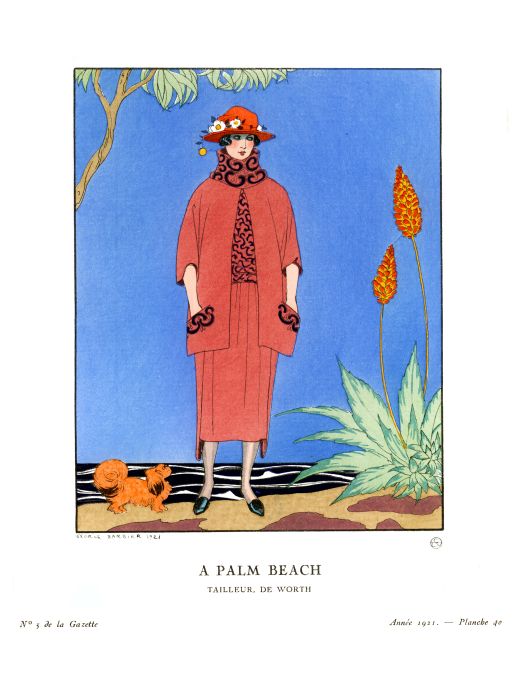 Bon Ton Print - 1921 A Palm Beach - Barbier