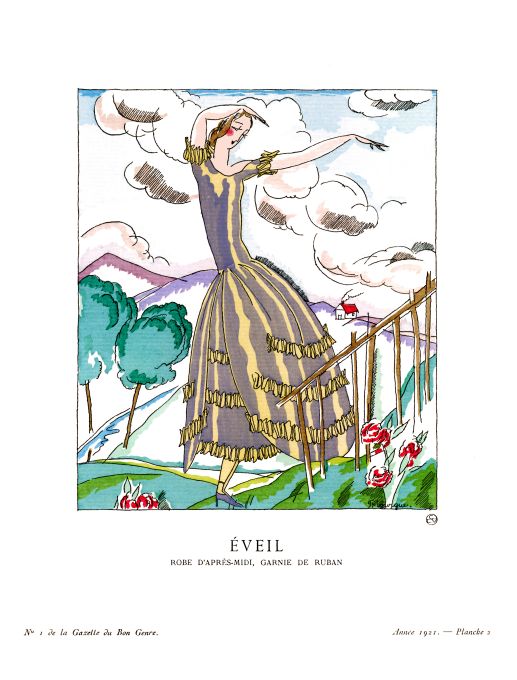 Bon Ton Print - 1921 Eveil - Mourgue