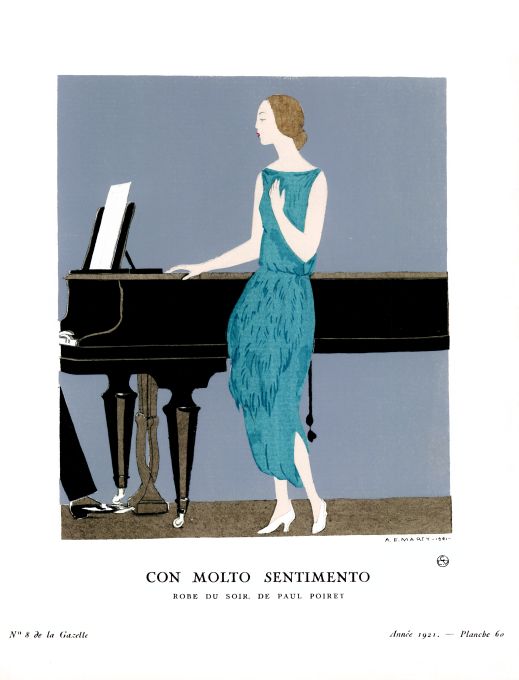 Bon Ton Print - 1921 Con Molto Sentimento - Marty