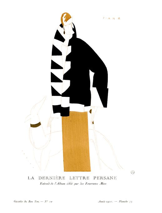 Bon Ton Print - 1920 La Derniere Lettre Persane