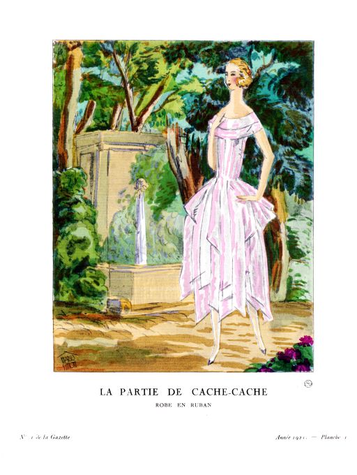 Bon Ton Print - 1921 La Partie de Cache Cache