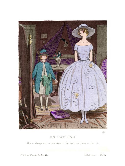 Bon Ton Print - 1921 On T'attend