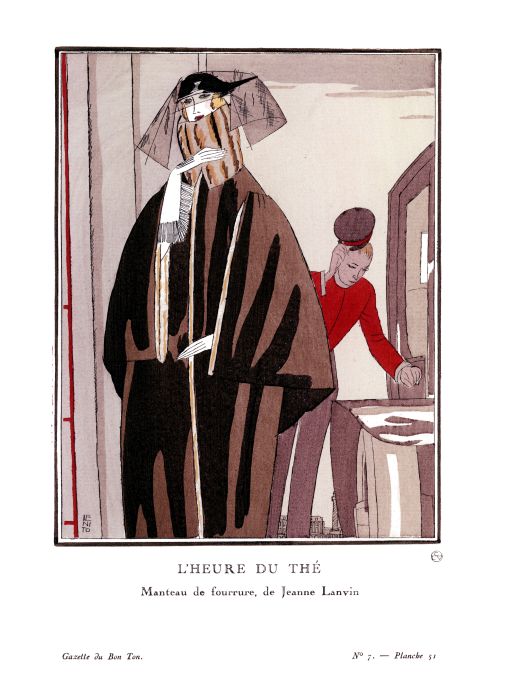 Bon Ton Print - 1923 L'Heure du The - Lanvin