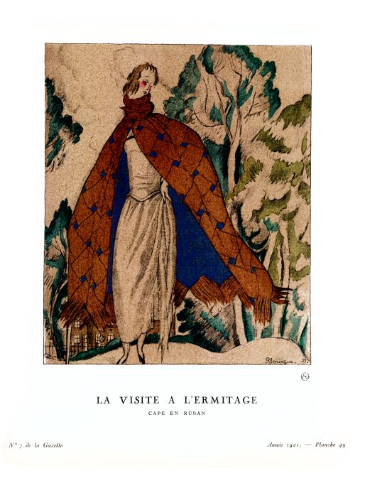 Bon Ton Print - 1921 La Visite a L'Ermitage