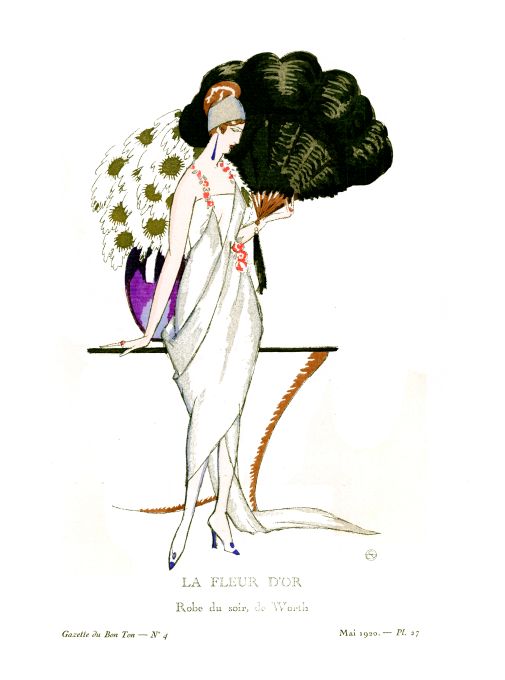 Bon Ton Print - 1920 La Fleur D'Or - Brunner