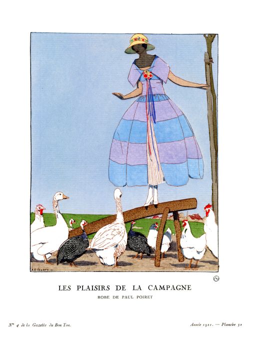 Bon Ton Print - 1921 Les Plaisirs de la Campagne