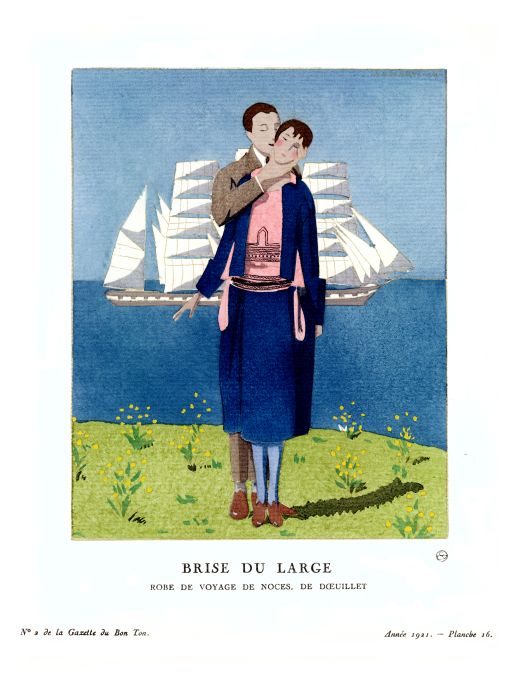 Bon Ton Print - 1921 Brise du Large - Barbier