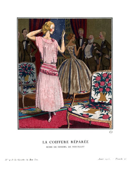 Bon Ton Print - 1921 La Coiffure Reparee - Brissaud