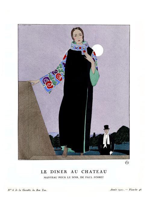 Bon Ton Print - 1921 Le Diner au Chateau - Marty