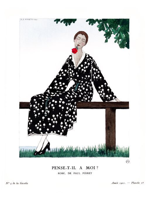 Bon Ton Print - 1921 Pense-T-Il a Moi? - Marty