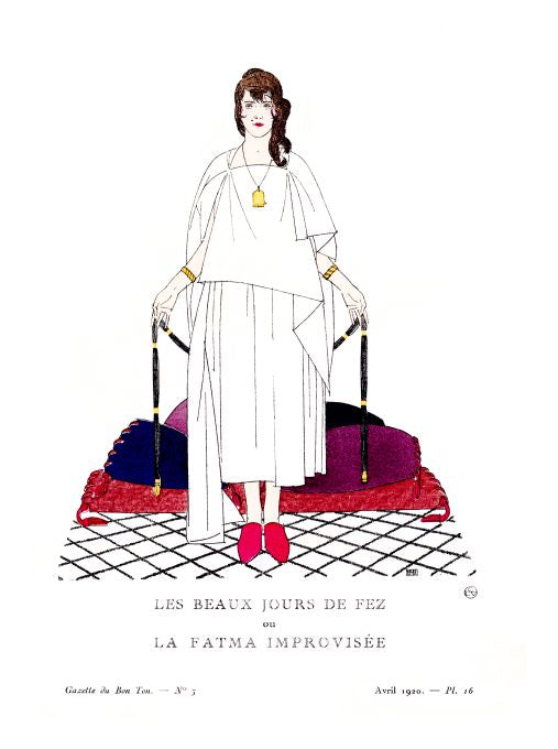 Bon Ton Print - 1920 Les Beaux Jours De Fez