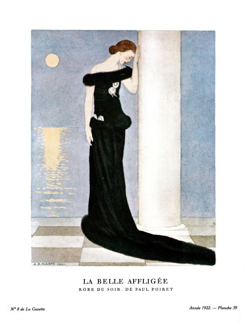 Bon Ton Print - 1922 La Belle Affligee - Marty