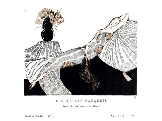 Bon Ton Print - 1920 Les Quatre Bouquets - Benito