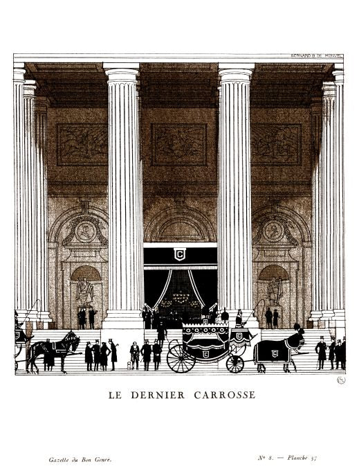 Bon Ton Print - 1921 Le Dernier Carrosse - Monvel