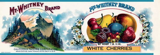 Mt. Whitney White Cherries