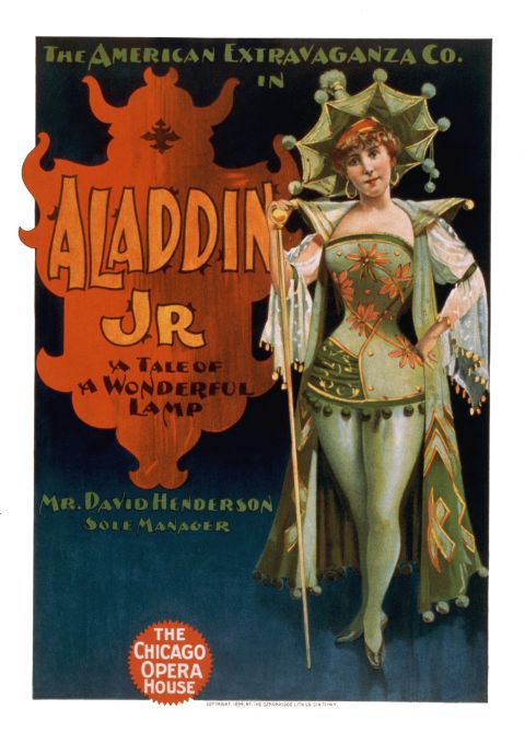 Aladdin Jr - Strobridge Litho - 1894