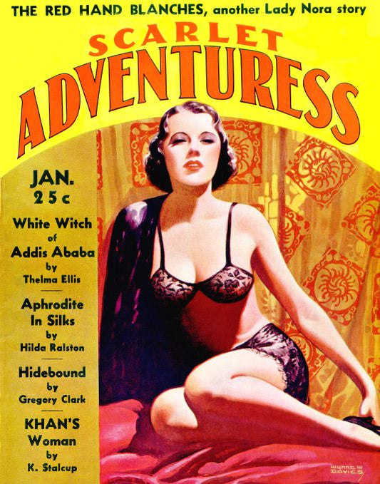 Pin Up - Girl in Lingerie - Davies - 1936