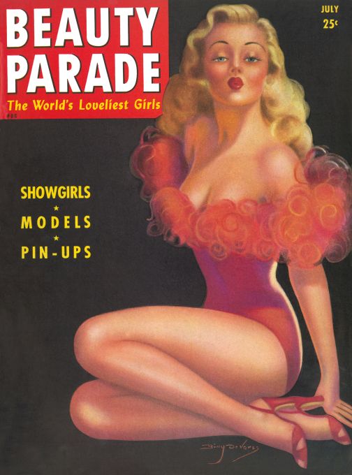 Pin Up - Blonde Showgirl - DeVores - 1945
