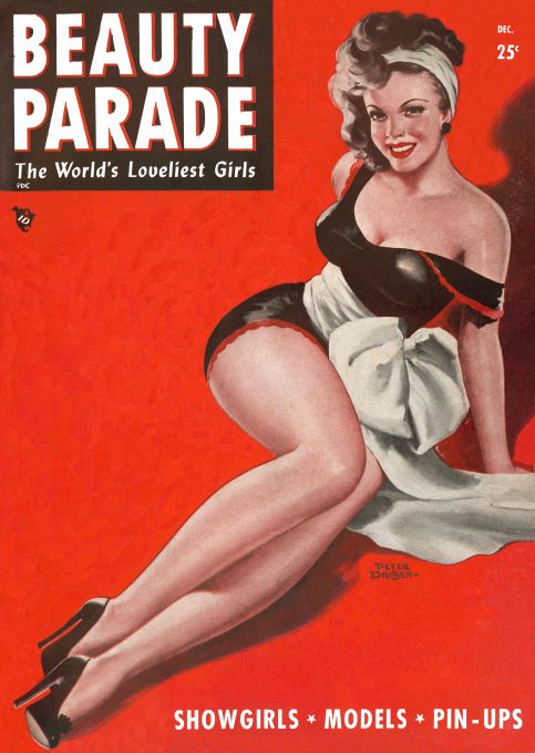 Pin Up - Showgirl with White Bow - Driben - 1948