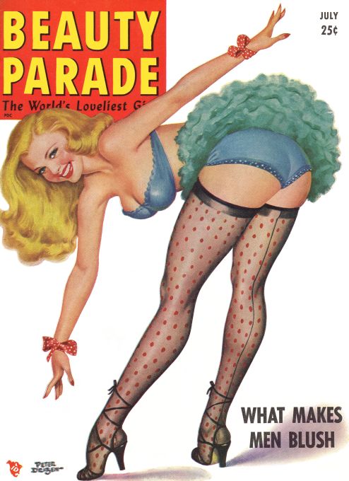 Pin Up - Girl Bent Over - Driben - 1951