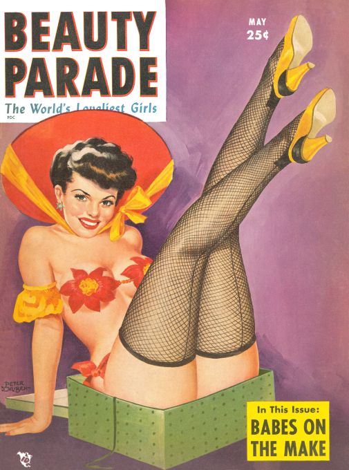 Pin Up - Showgirl in Box - Driben - 1952