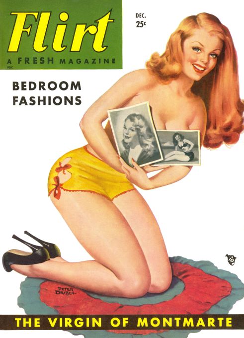 Pin Up - Girl With Photos - Driben - 1949