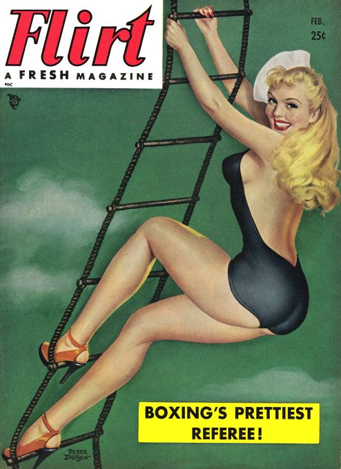 Pin Up - Blonde Sailor Girl - Driben - 1951