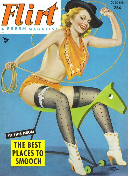 Pin Up - Cowgirl With Lasso - Driben - 1952
