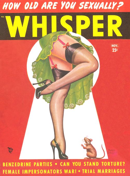 Pin Up - Girl's Legs With Mouse - Driben - 1949